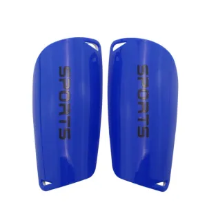 Football Shin Pads Reinforced Shin Pads Sports Calf Pads(Blue L)