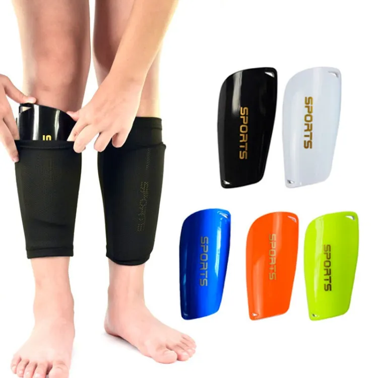 Football Shin Pads Reinforced Shin Pads Sports Calf Pads(Orange S)