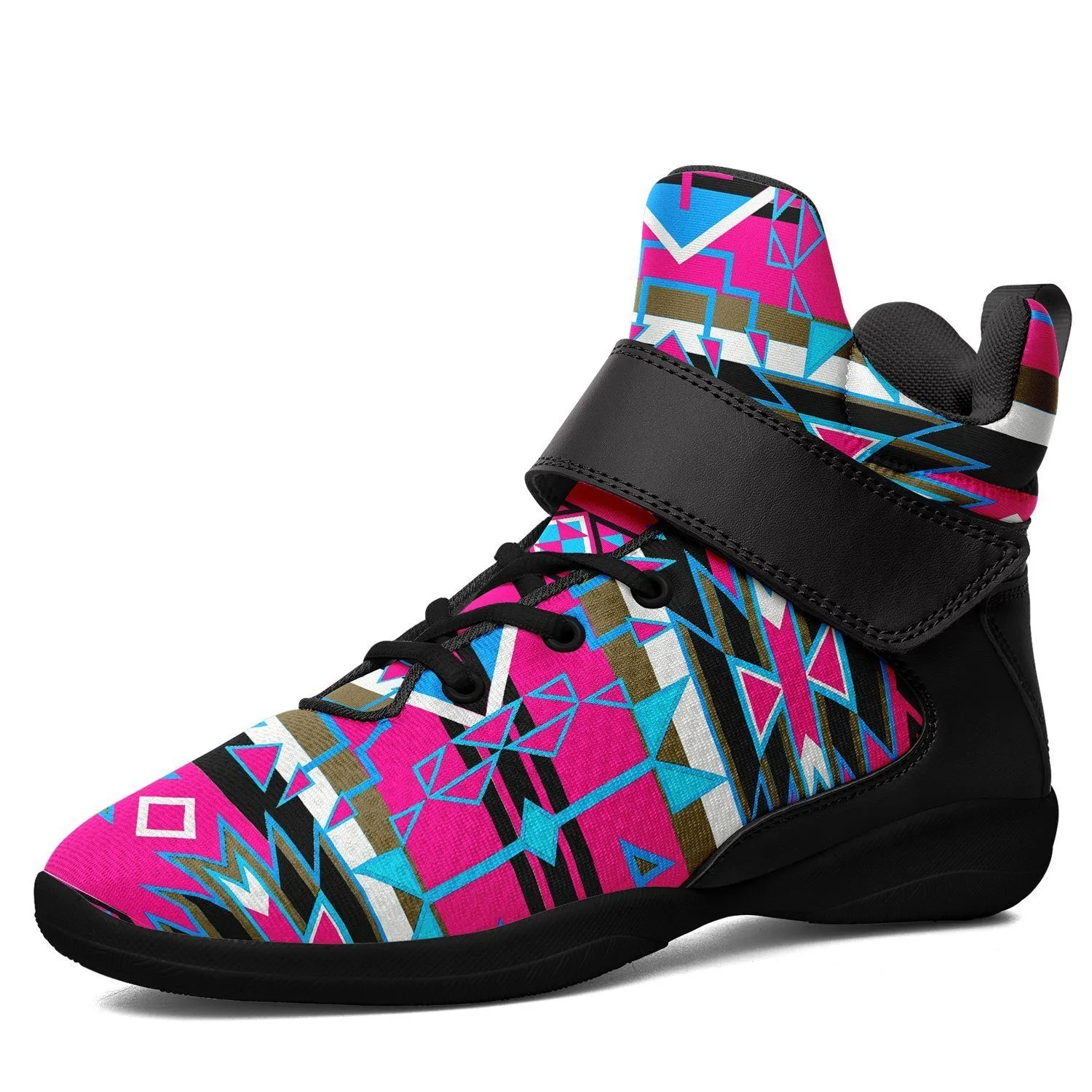 Force of Nature Sunset Storm Ipottaa Basketball / Sport High Top Shoes - Black Sole