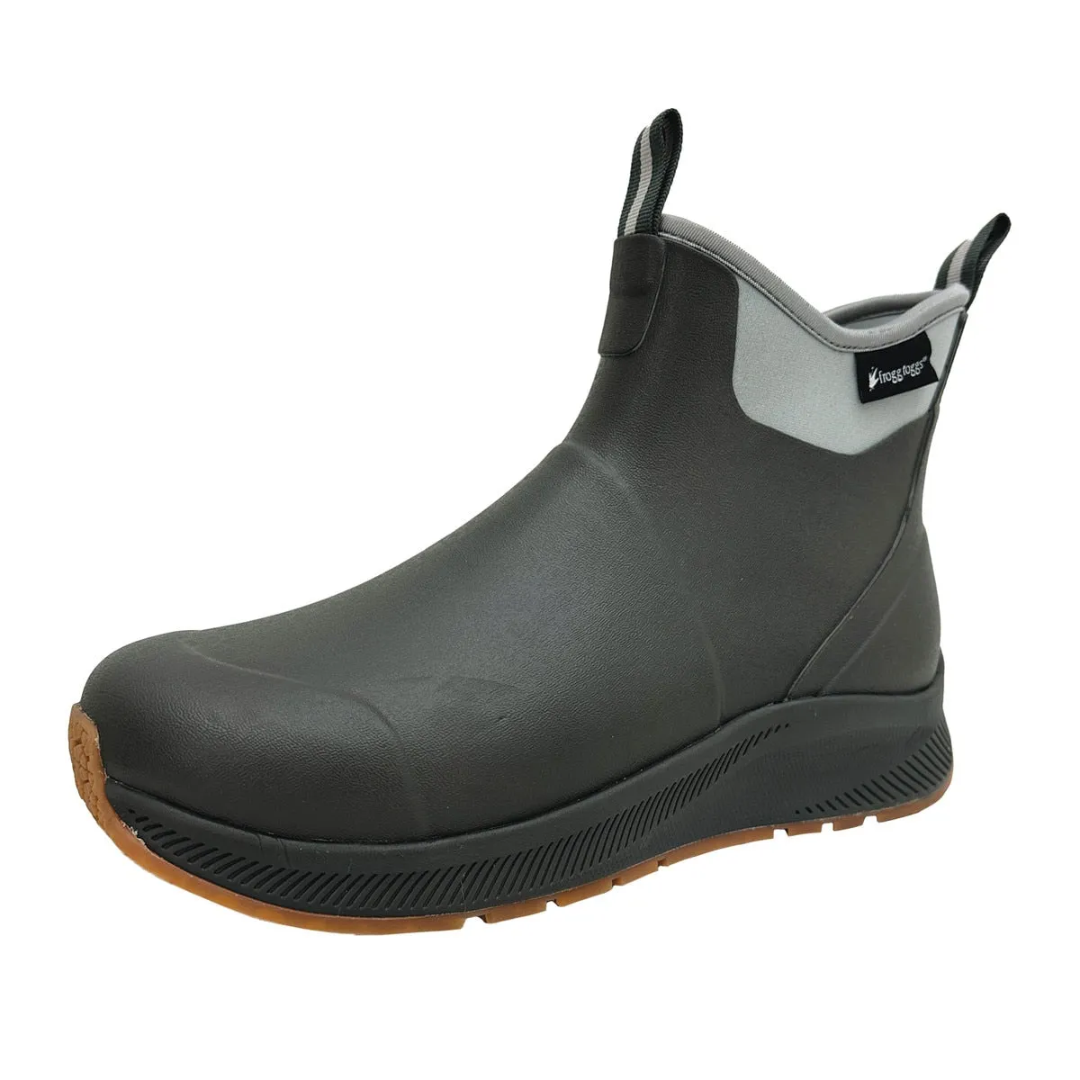 Frogg Toggs Mens Gray Hydrogrip Deck Boot