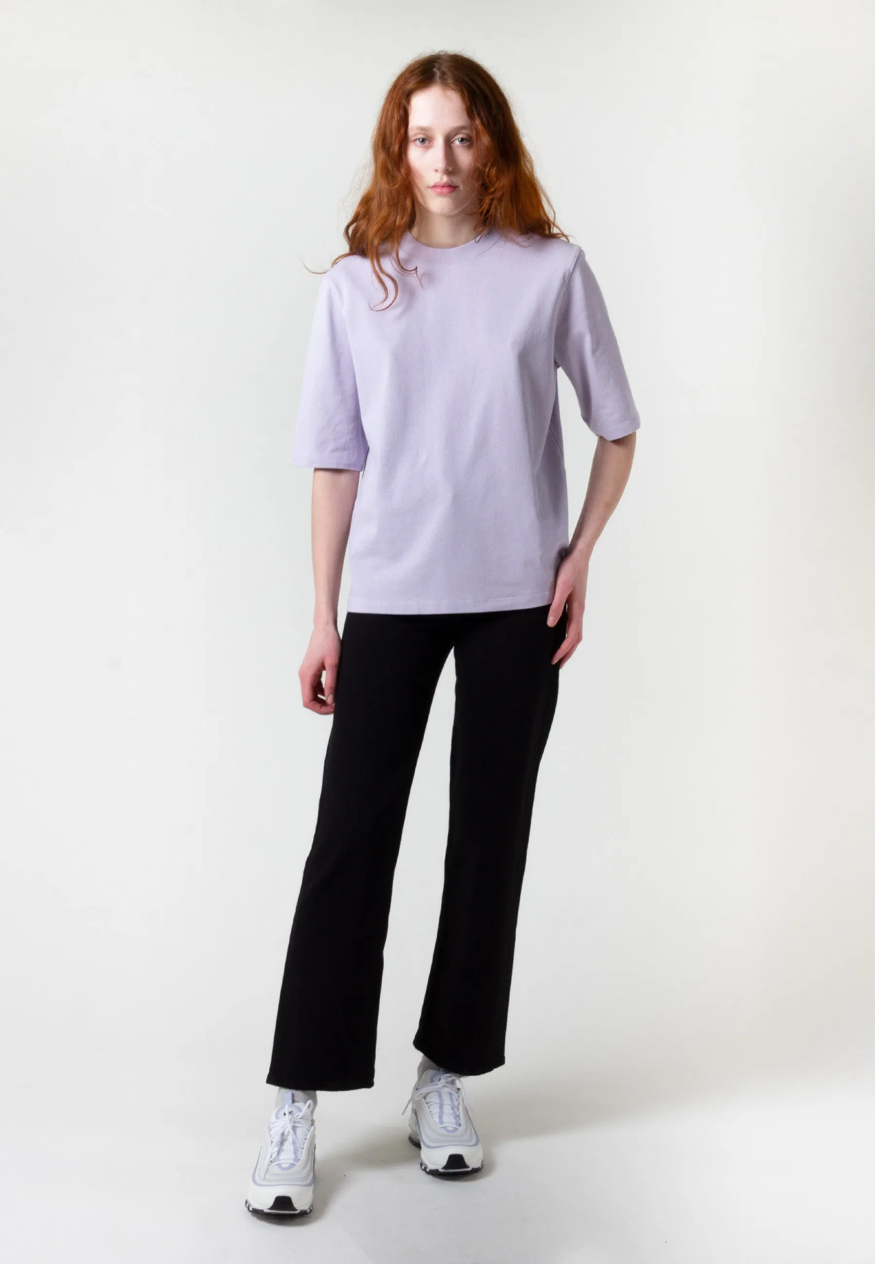 Ginny Heavy Jersey T-Shirt - pale lilac