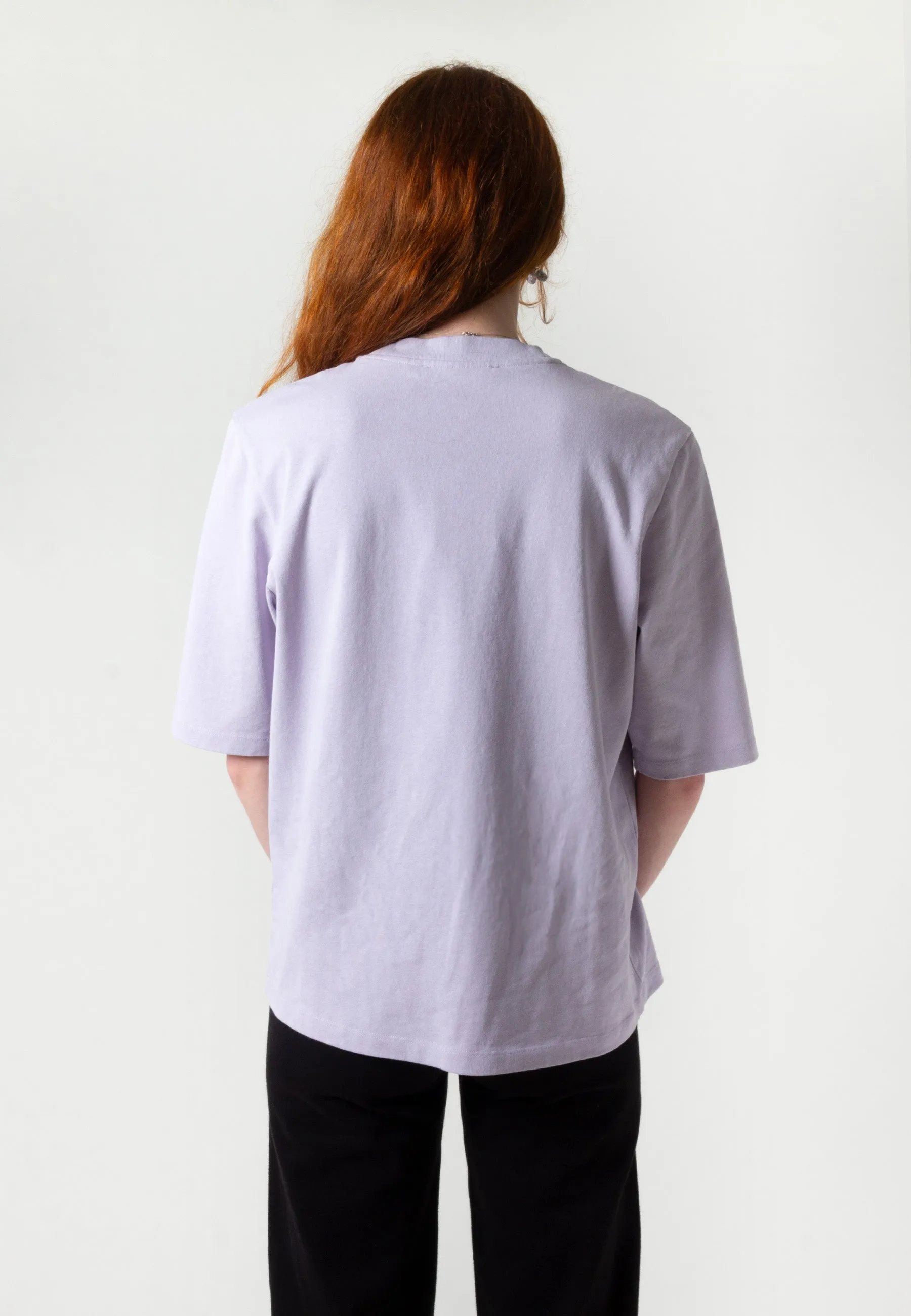 Ginny Heavy Jersey T-Shirt - pale lilac