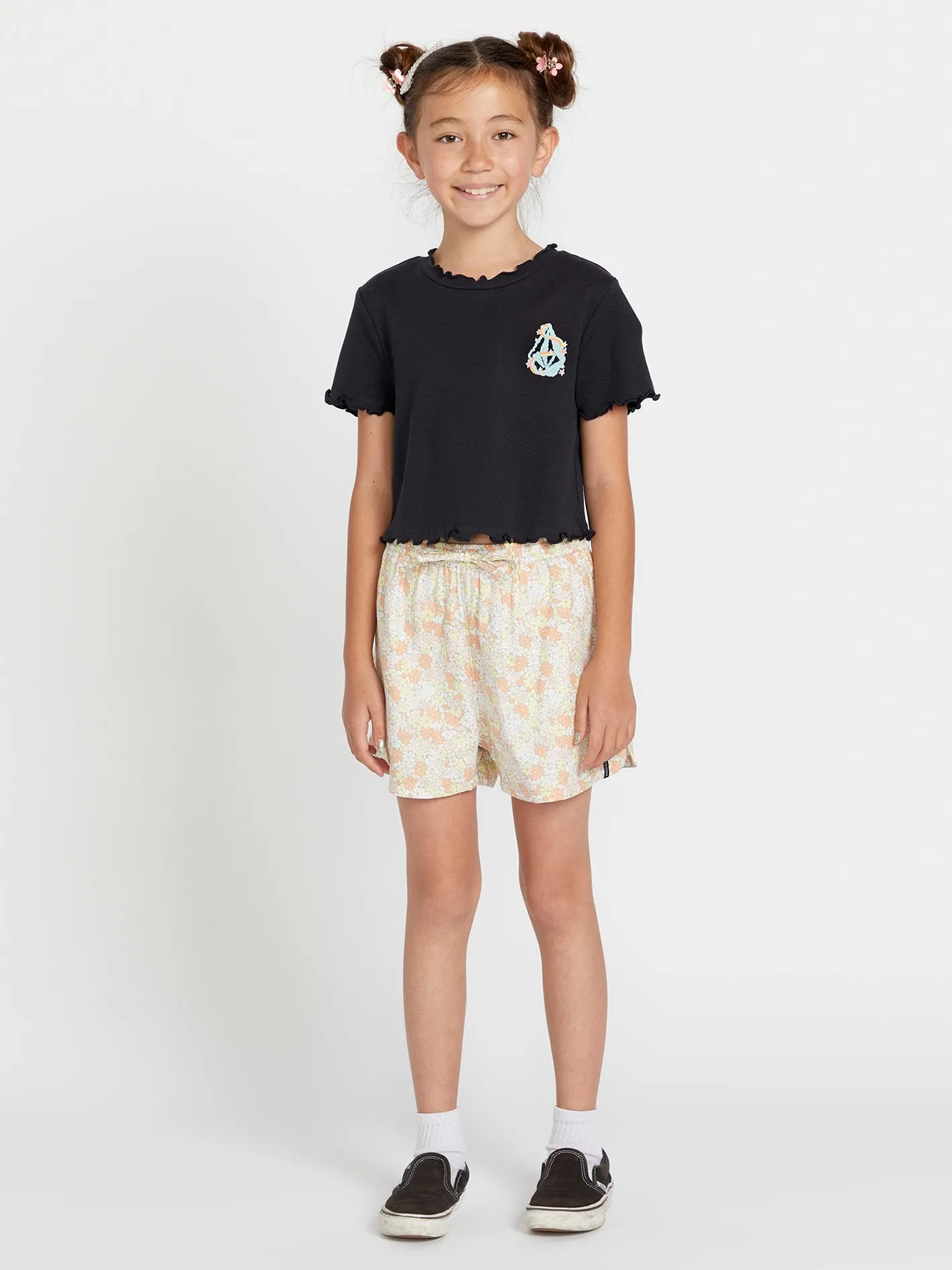 Girls 1991 Short Sleeve Shirt - Black