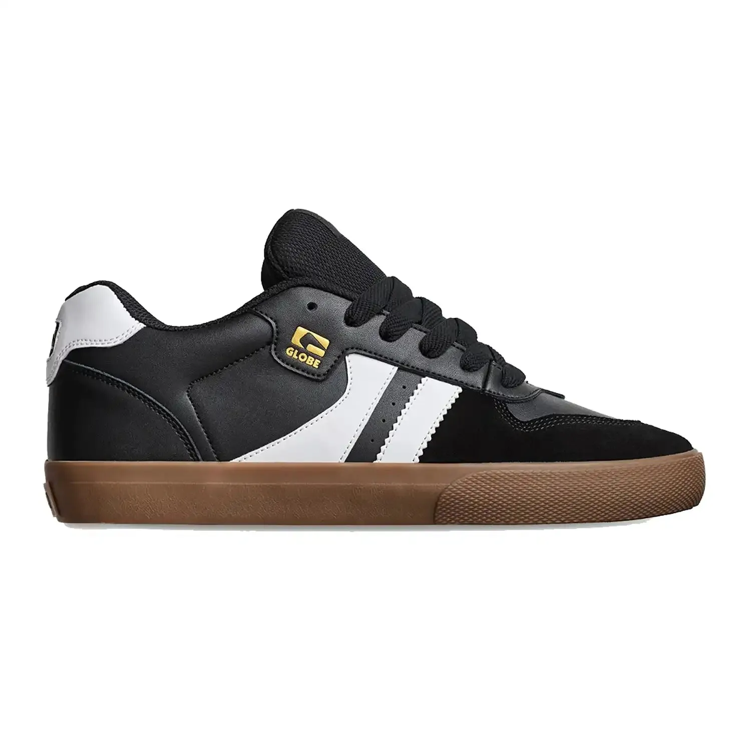 Globe Encore-2 Black/White/Tobacco Skateboard Shoe