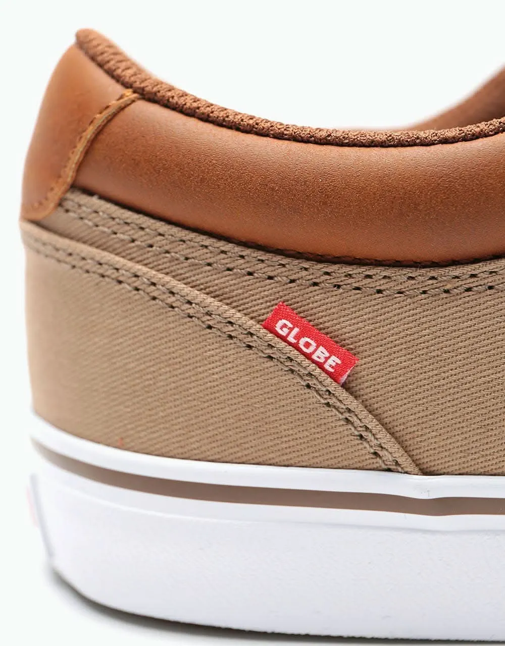 Globe GS Skate Shoes - Woodsmoke Twill/Brown