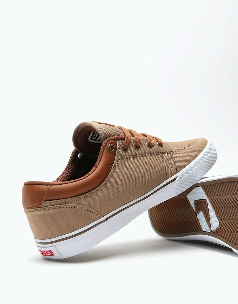 Globe GS Skate Shoes - Woodsmoke Twill/Brown