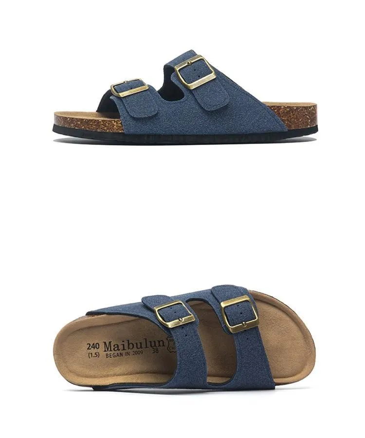 GOATFIND's STOCK ARIZONA Summer Slippers/Sandals/Suede Leather