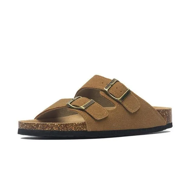 GOATFIND's STOCK ARIZONA Summer Slippers/Sandals/Suede Leather