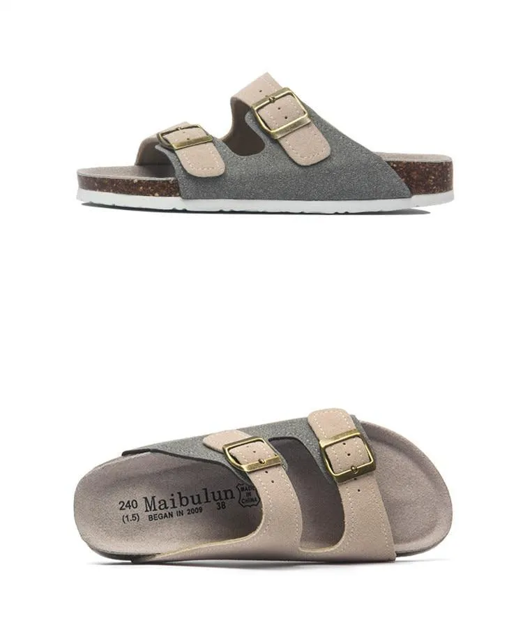 GOATFIND's STOCK ARIZONA Summer Slippers/Sandals/Suede Leather