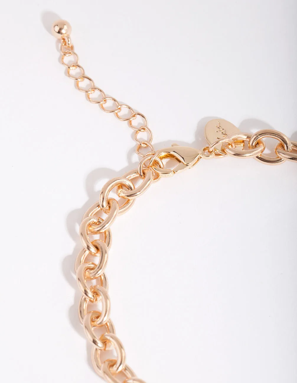 Gold 8mm Cable Chain Anklet