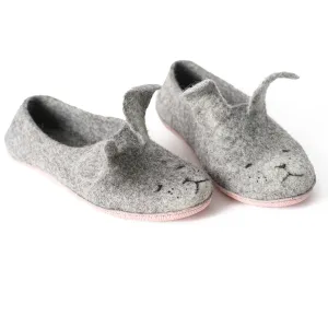 Grey Bunny Slippers Youth (Eu 30/39)