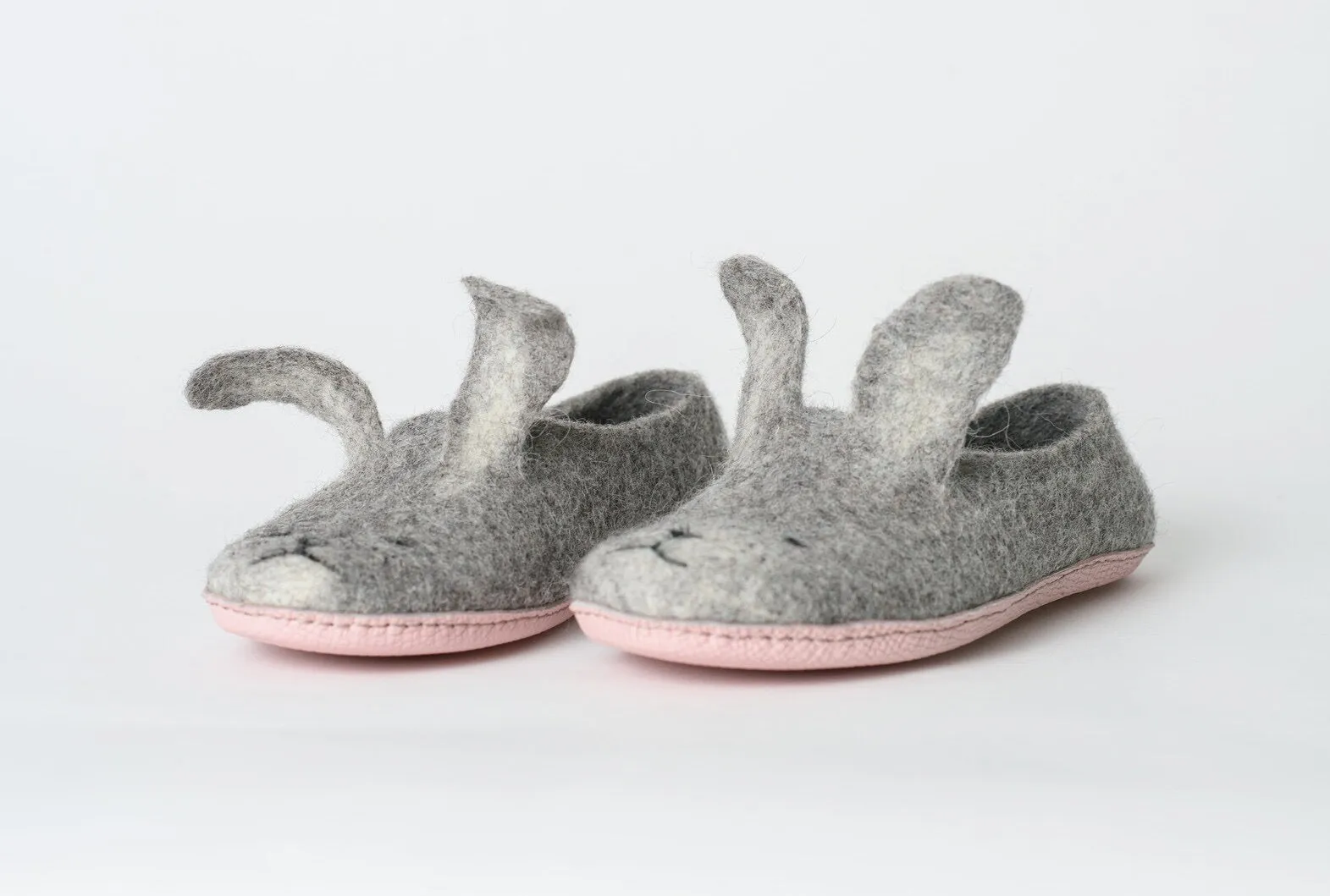 Grey Bunny Slippers Youth (Eu 30/39)