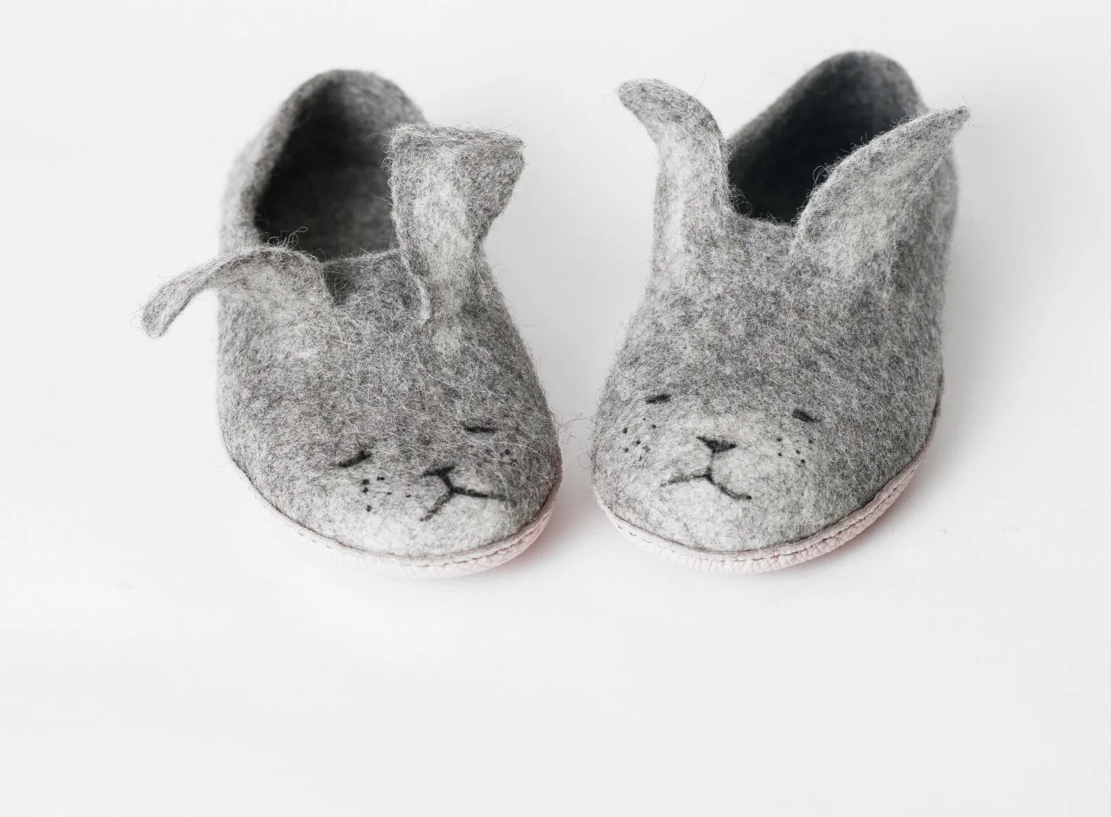 Grey Bunny Slippers Youth (Eu 30/39)