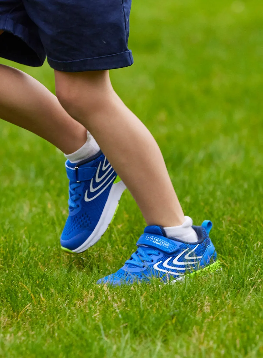 Hampton Sport Bolt Trainers in Royal Blue