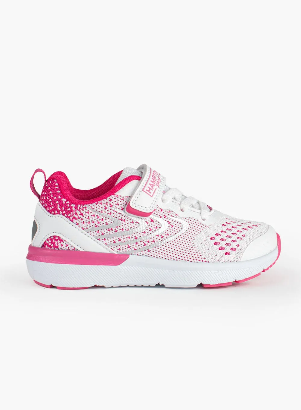 Hampton Sport Bolt Trainers in White/Pink