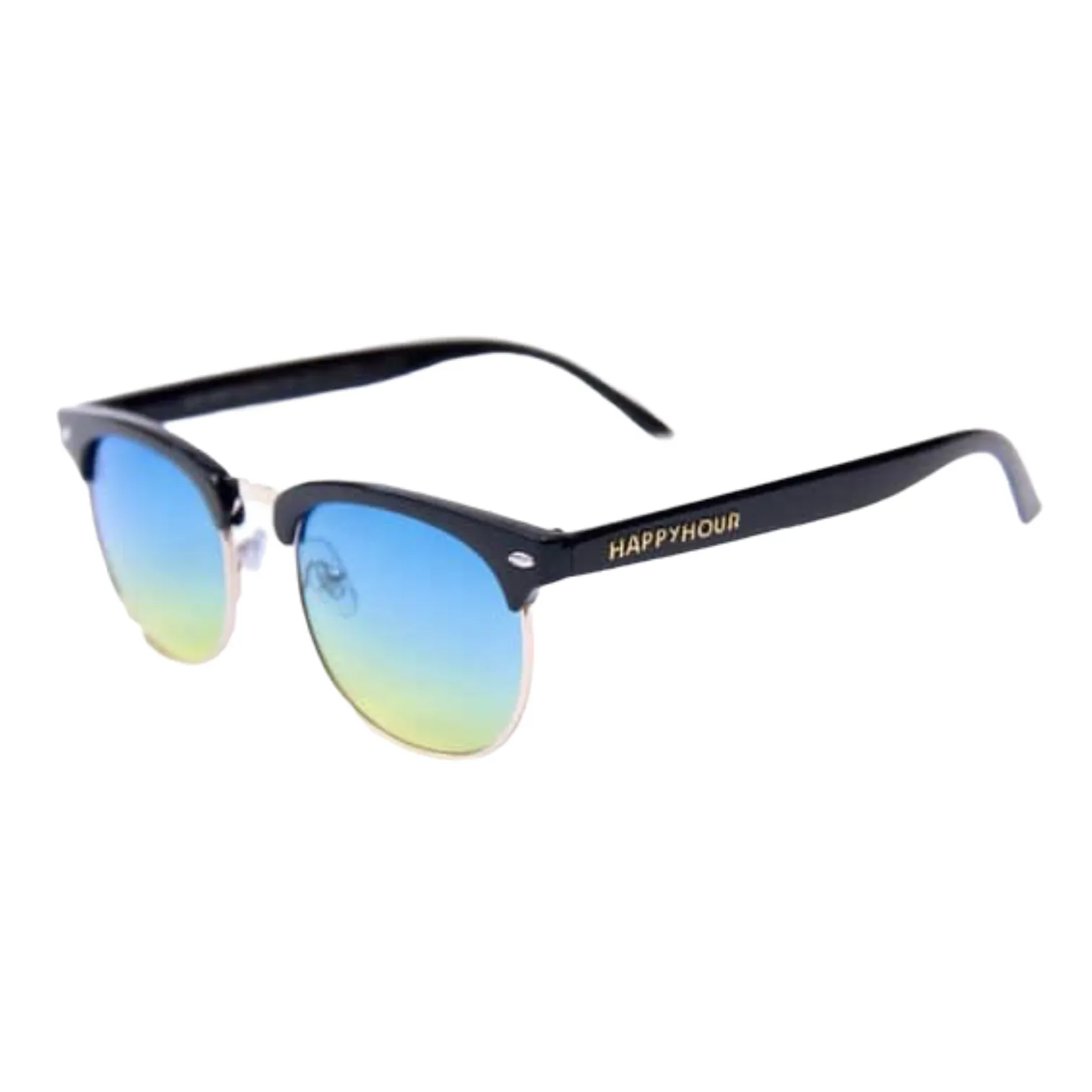 Happy Hour G2 Sunglasses Gloss Black/ Blue /Yellow Fade