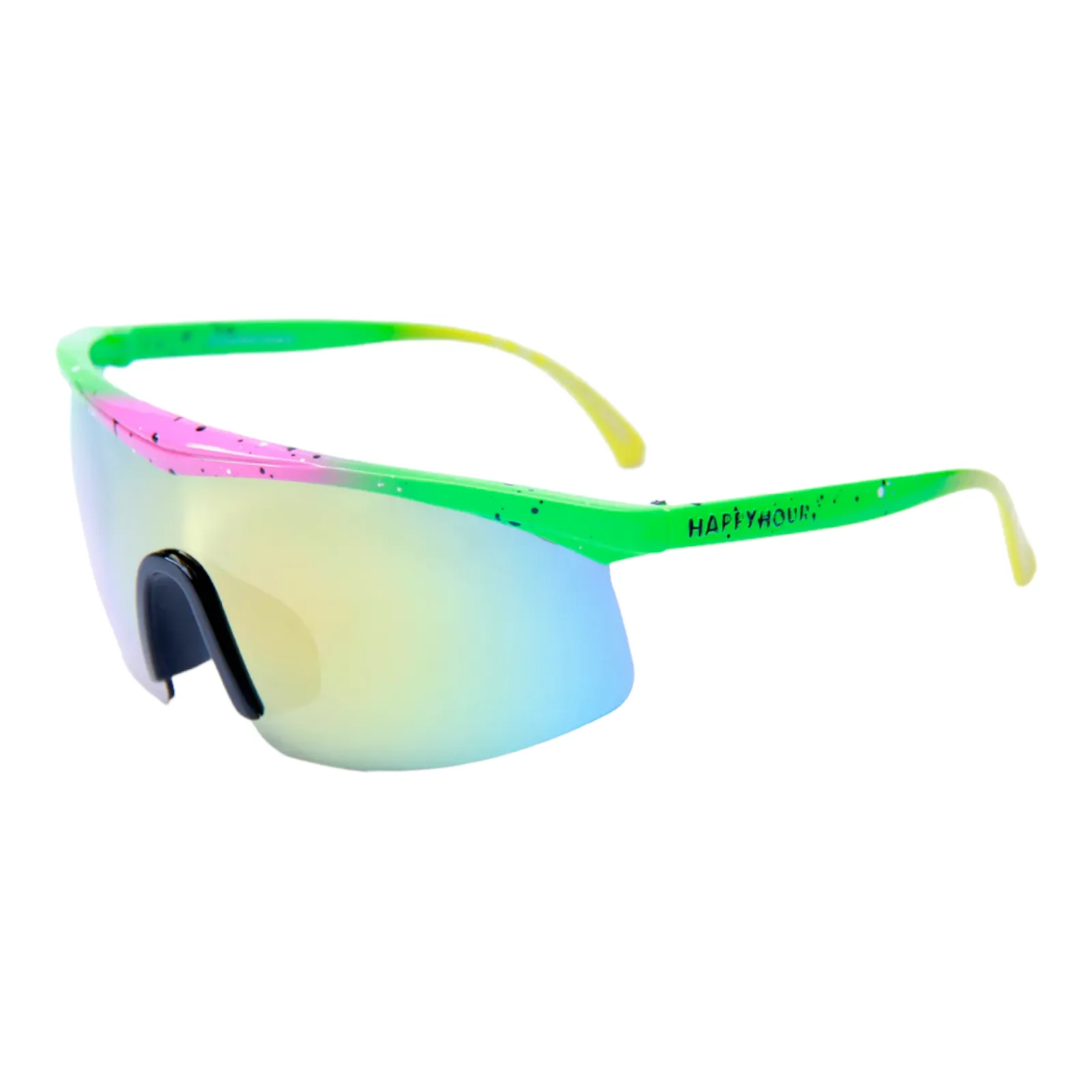 Happy Hour Shades | Firebirds Sunglasses | 80's Sunrise Splatter | Redmond