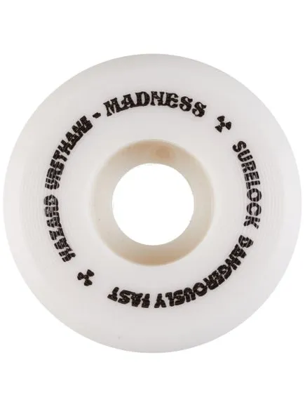 Hazard Radio Active CS: Conical White Wheels 52mm