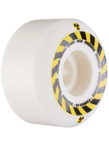 Hazard Radio Active CS: Conical White Wheels 52mm