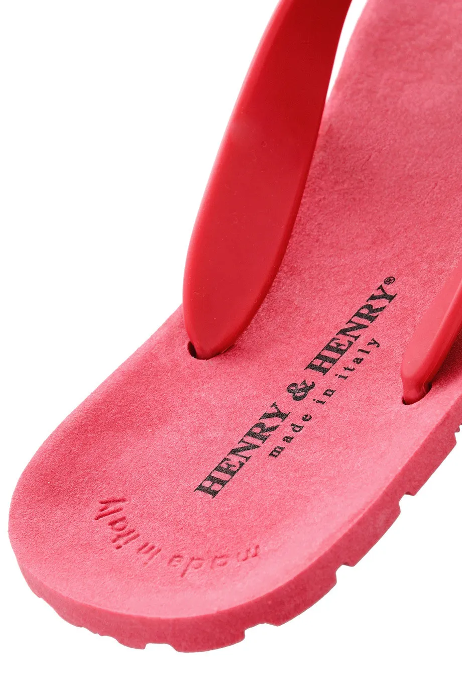 HENRY & HENRY FLIPPER Red Flip Flops