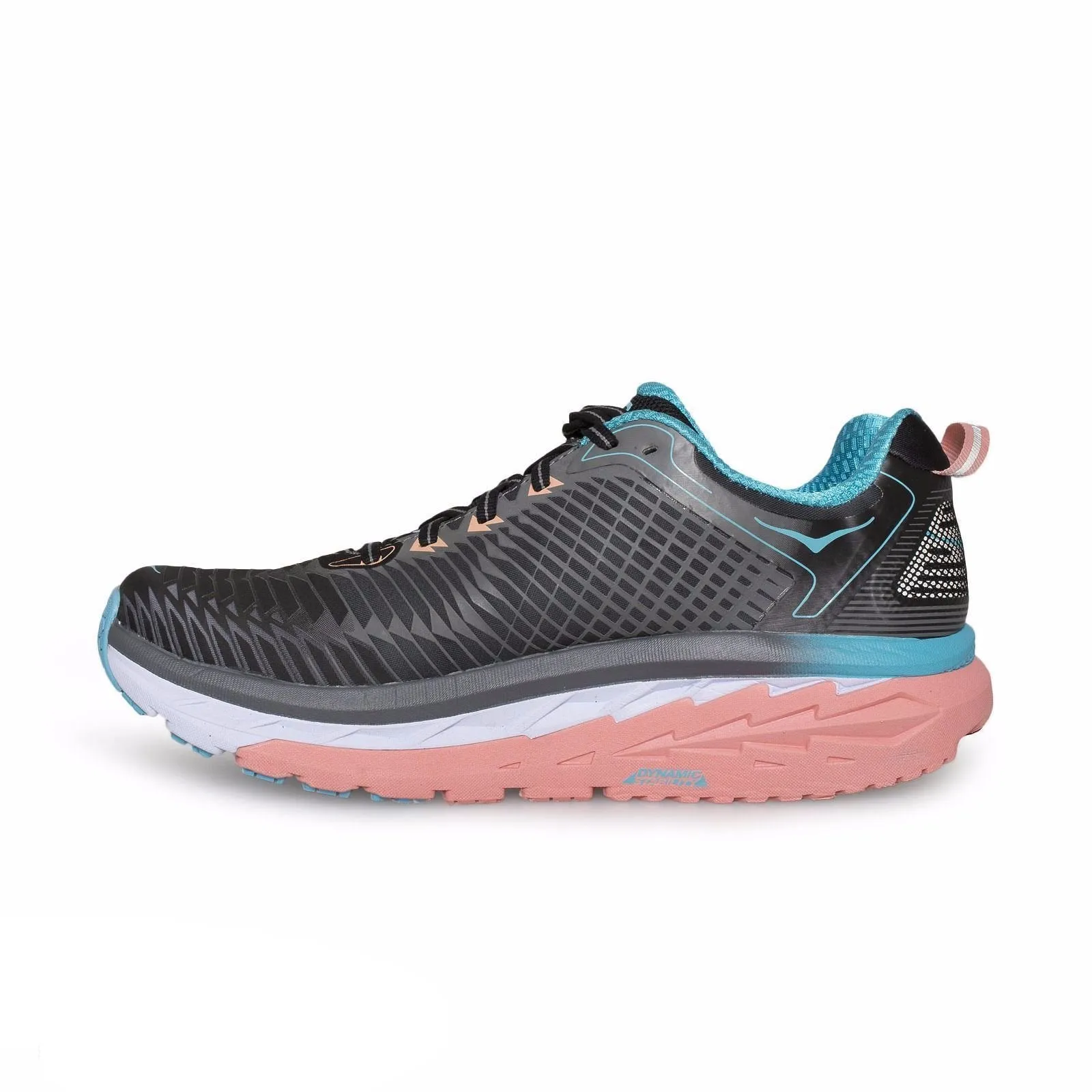 Hoka Arahi Black / Peach Amber Running Shoes