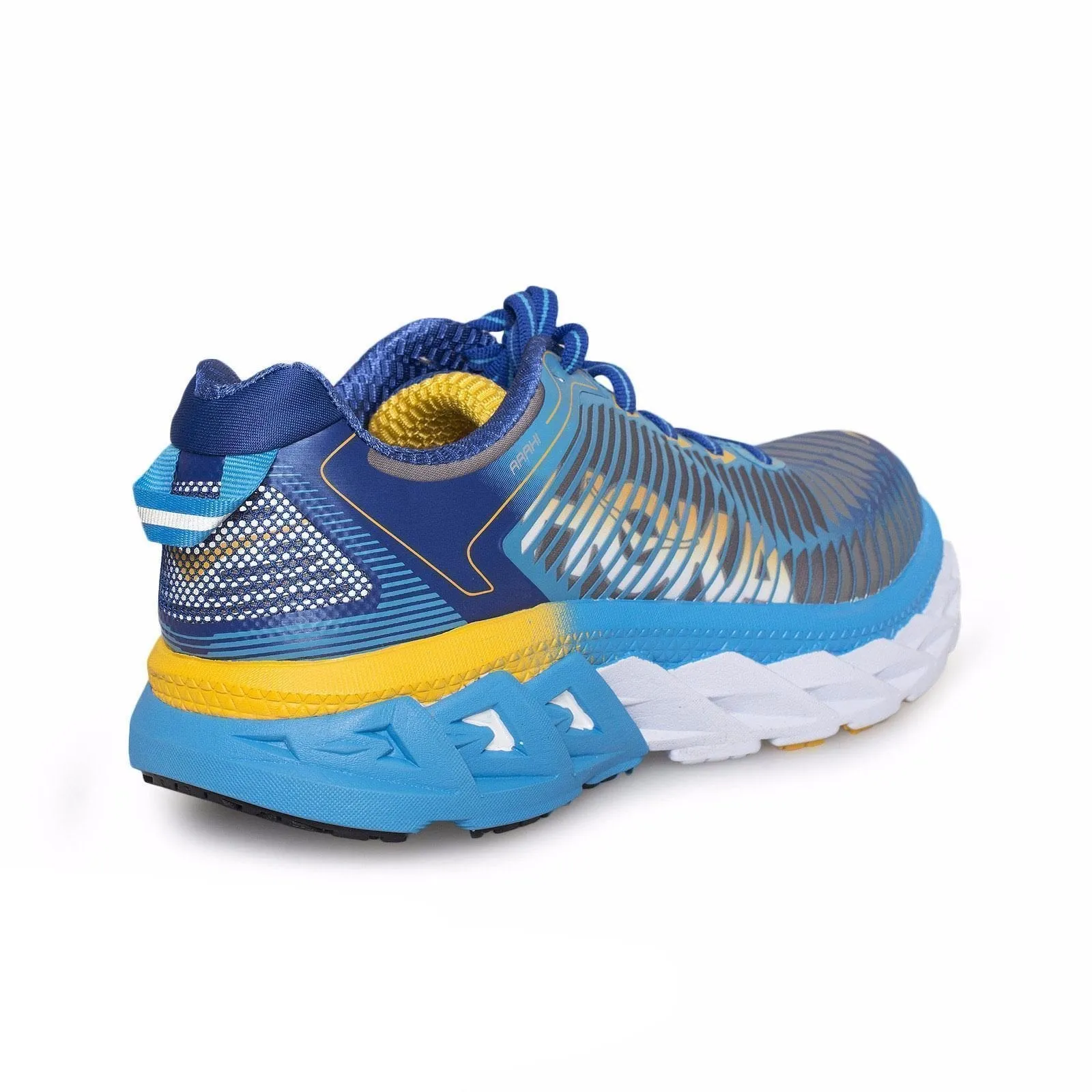 Hoka Arahi Dresden Blue /  Gold Fusion Running Shoes