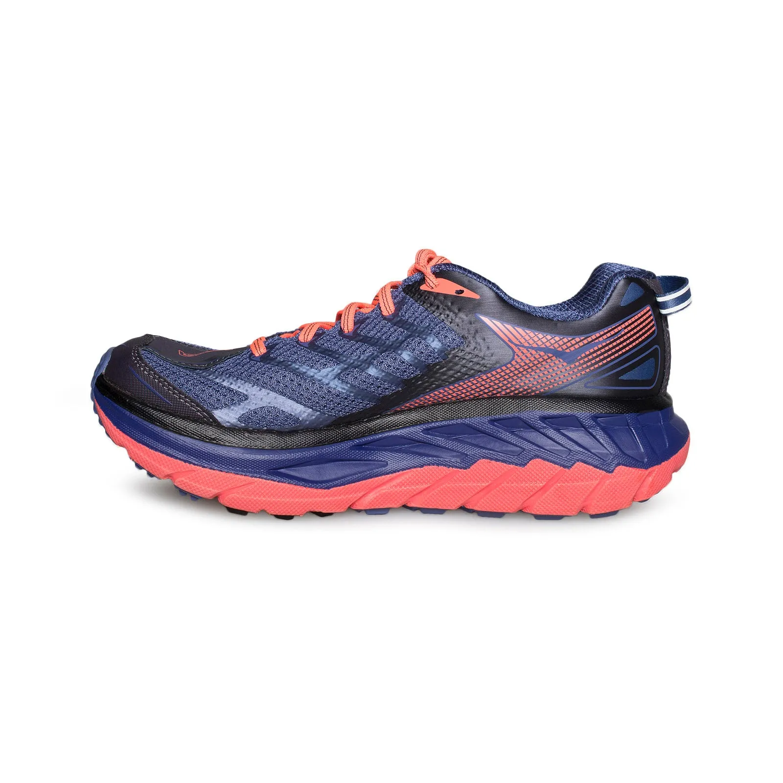 Hoka One One Stinson ATR 4 Marlin / Neon Coral Running Shoes - Women's