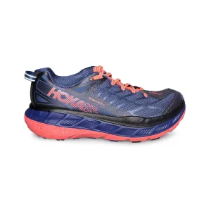 Hoka One One Stinson ATR 4 Marlin / Neon Coral Running Shoes - Women's