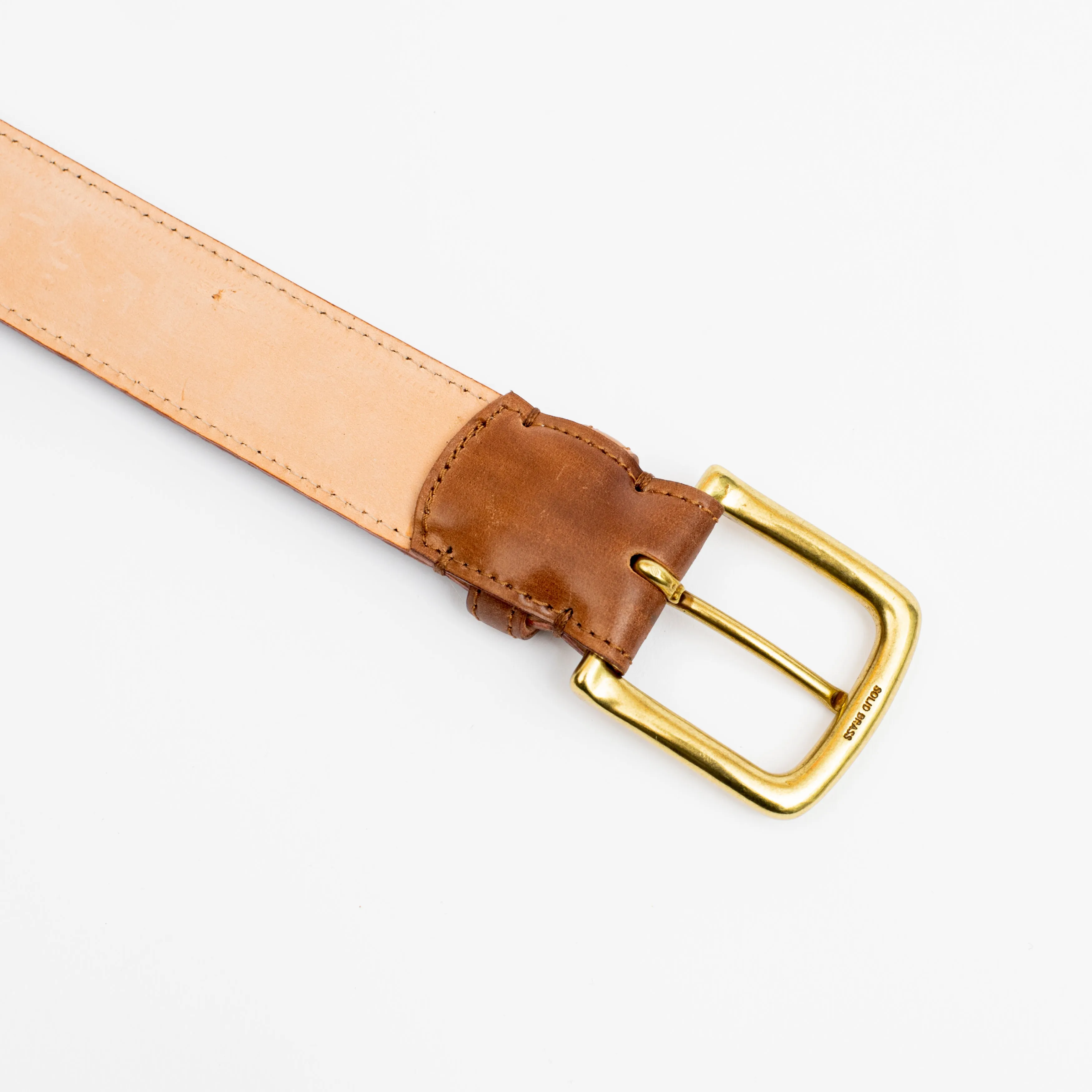 Horween Bourbon Shell Cordovan Leather Belt