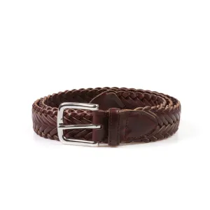 Horween No 8 Chromexcel Leather Belt - Plaited