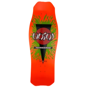 Hosoi 10.5" x 31" (NEON ORANGE) O.G. Hammerhead Splat Skateboards Deck