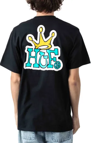 Huf Crown Logo T-Shirt - Black