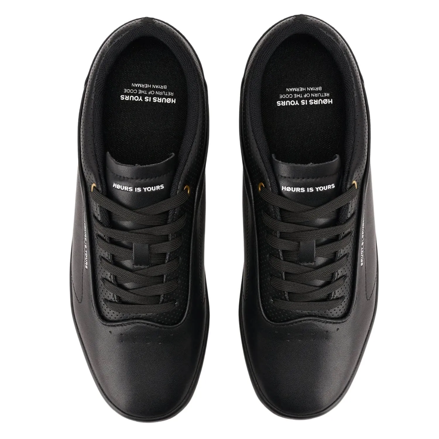 Høurs Is Yours Herman Code V2 Skate Shoes - Black Leather