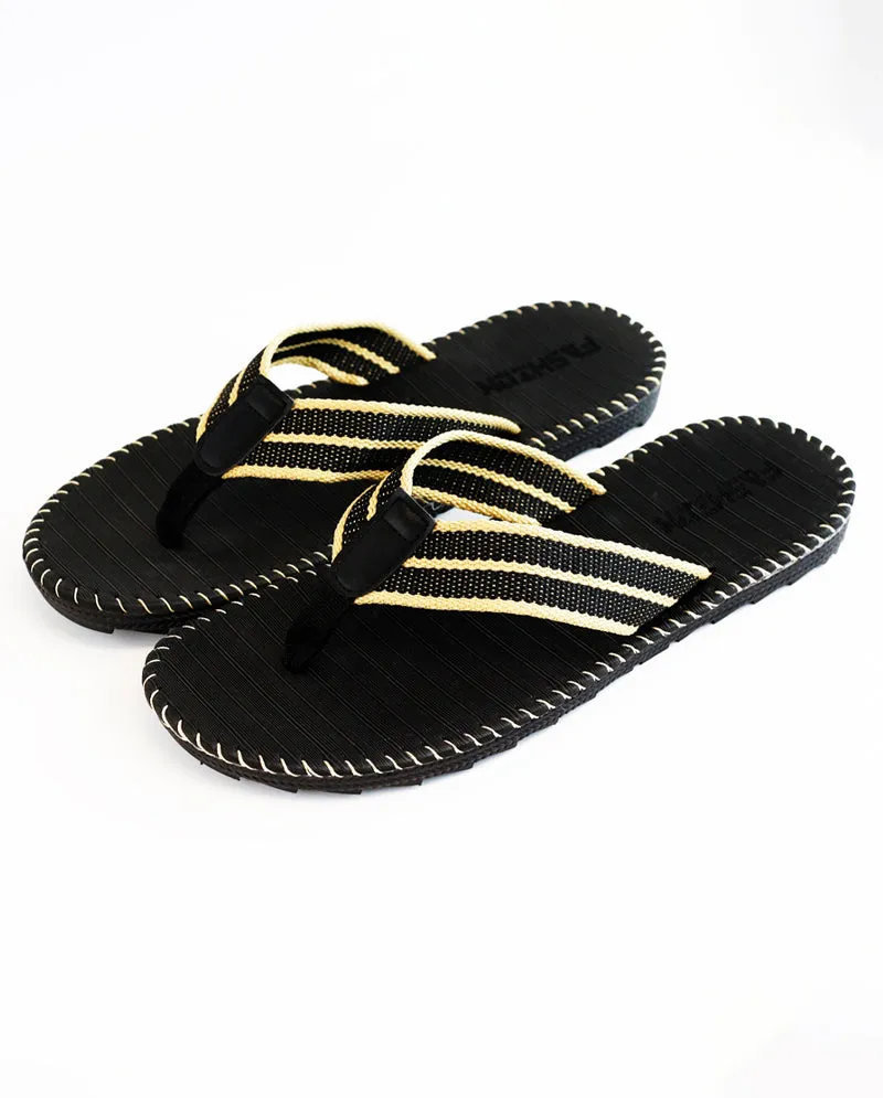 ICY - Men's Straw Style Summer Beach Flip Flops