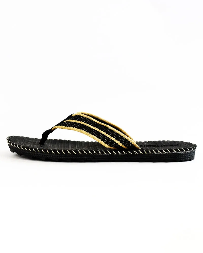 ICY - Men's Straw Style Summer Beach Flip Flops