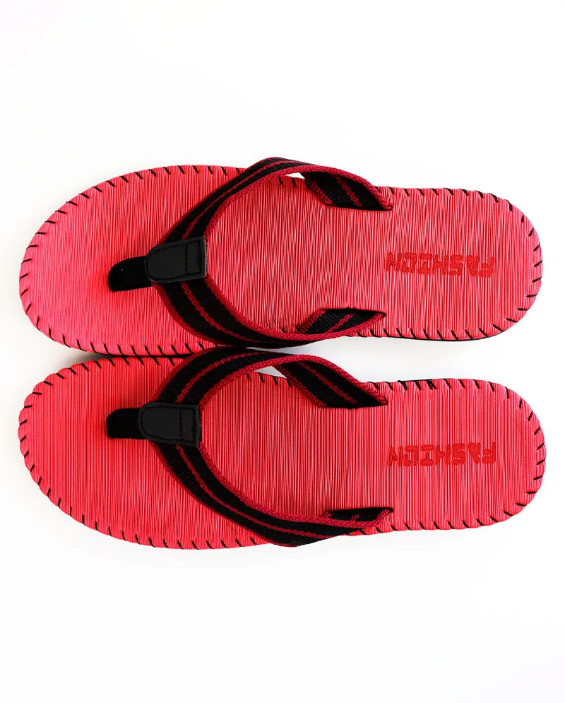 ICY - Men's Straw Style Summer Beach Flip Flops