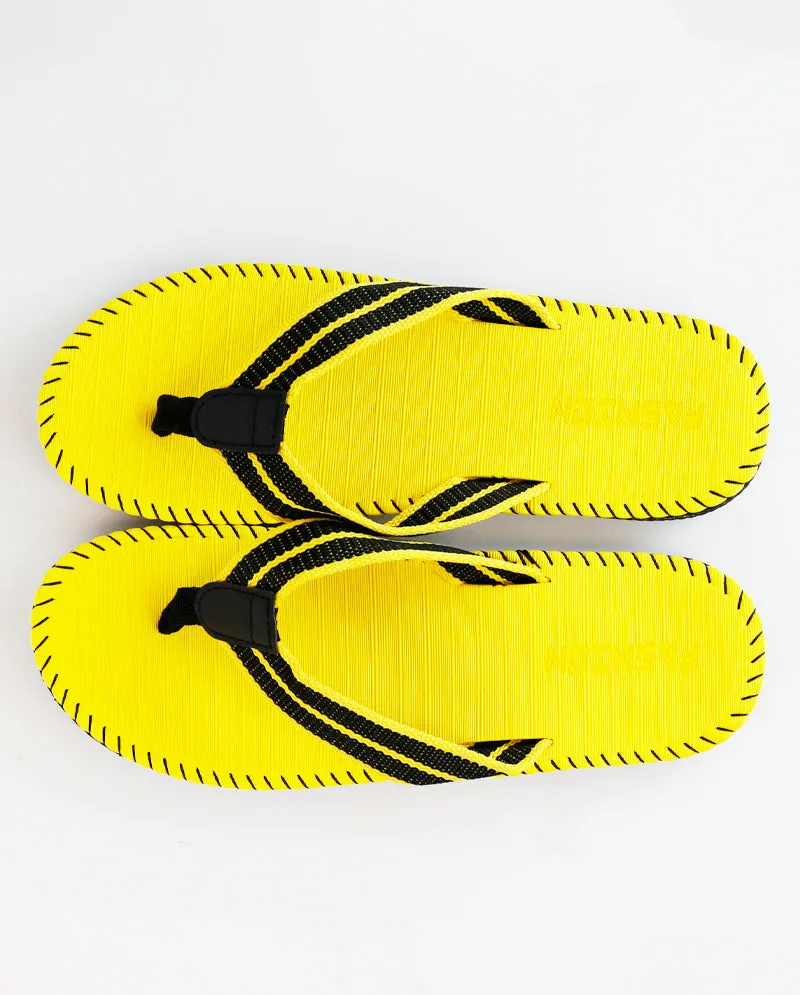 ICY - Men's Straw Style Summer Beach Flip Flops