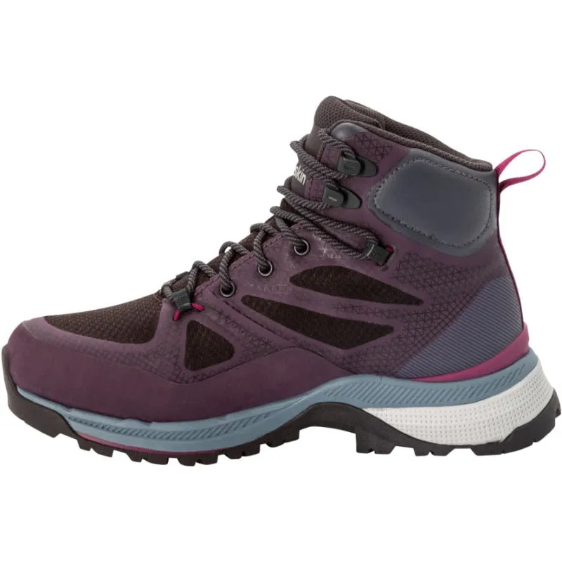 Jack Wolfskin Force Striker Mid Women's Walking Boots - Purple