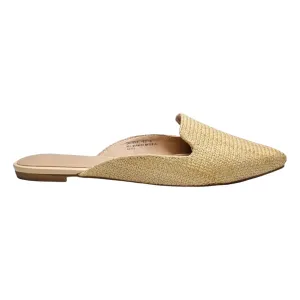 Journal Raffia Slip on Mules