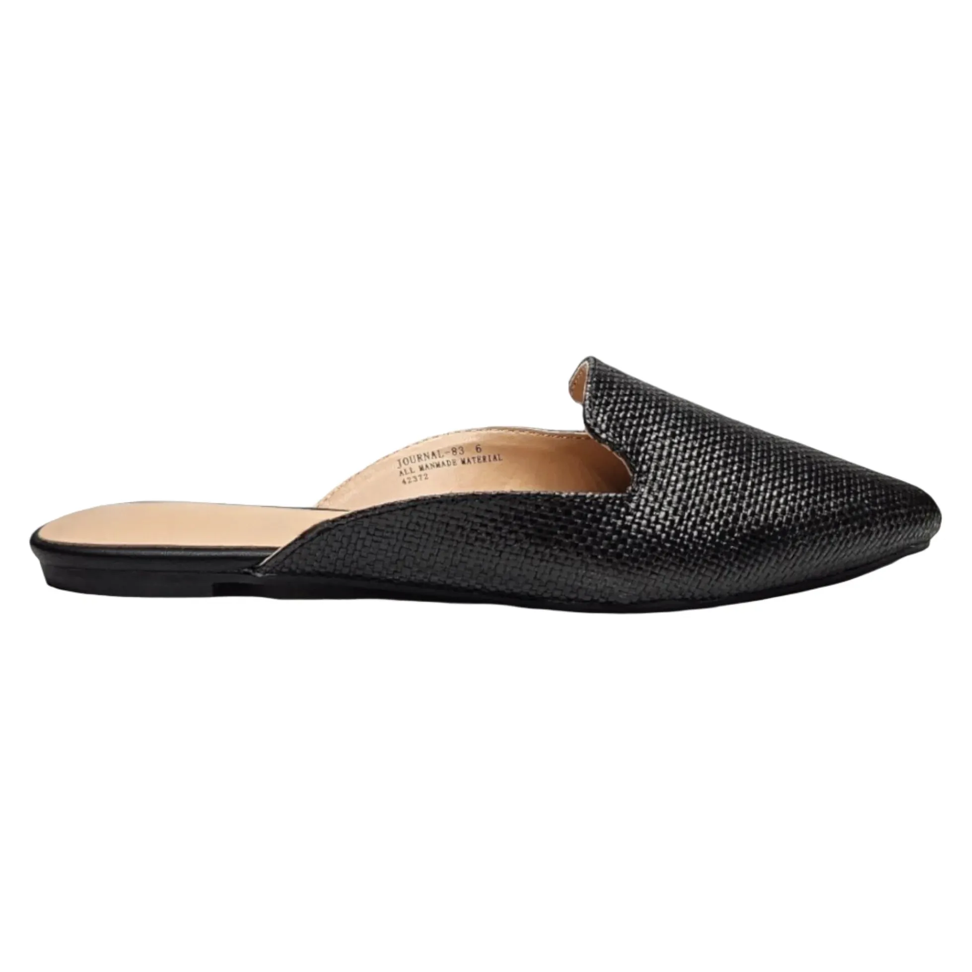 Journal Raffia Slip on Mules