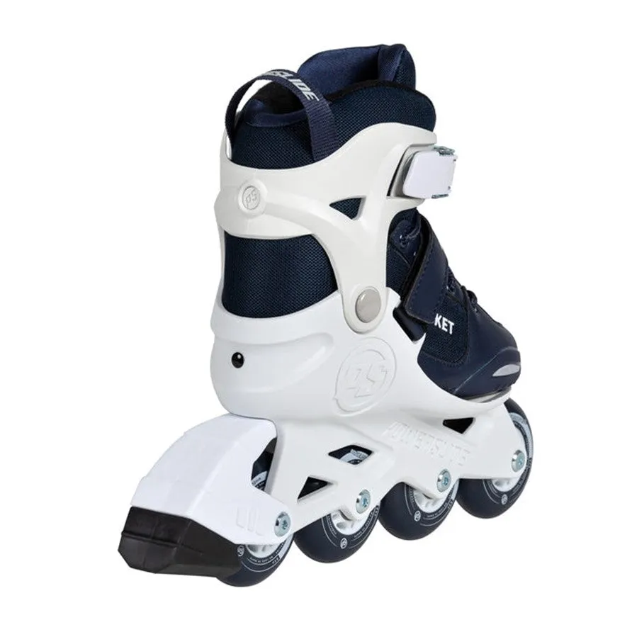 Kids Adjustable Powerslide Rocket Navy Blue Inline Skates