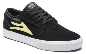 Lakai Shoes Krooked Griffin - Black/Yellow Suede