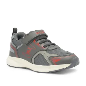 Leap7x By Liberty Kids DECLAN-EL Grey Sports Non Lacing Shoes