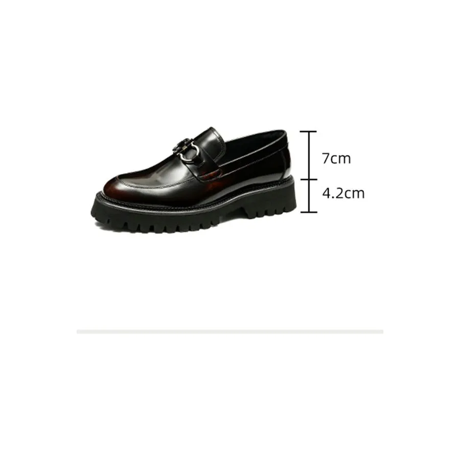 LuxeCarve Leather Driving Loafers