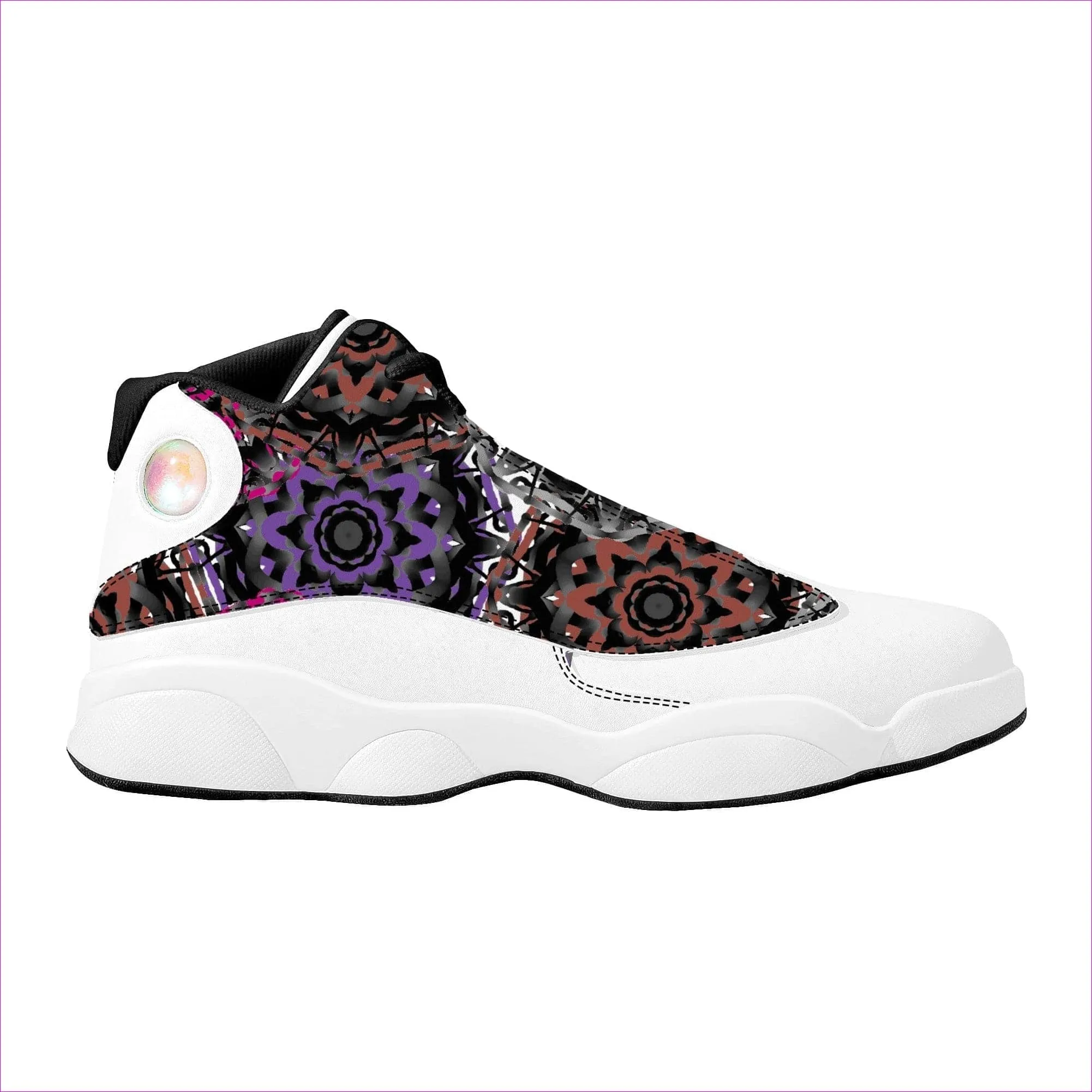 Mandala Graffiti Basketball Shoes