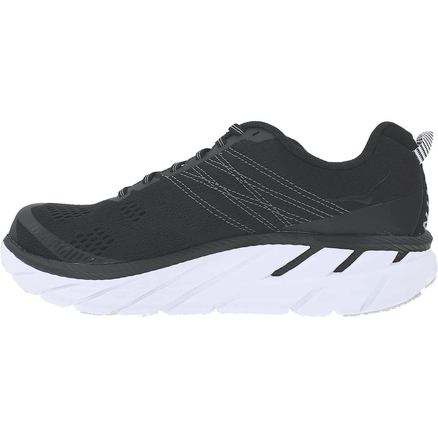 Men's Hoka One One Clifton 6 Black/White Mesh