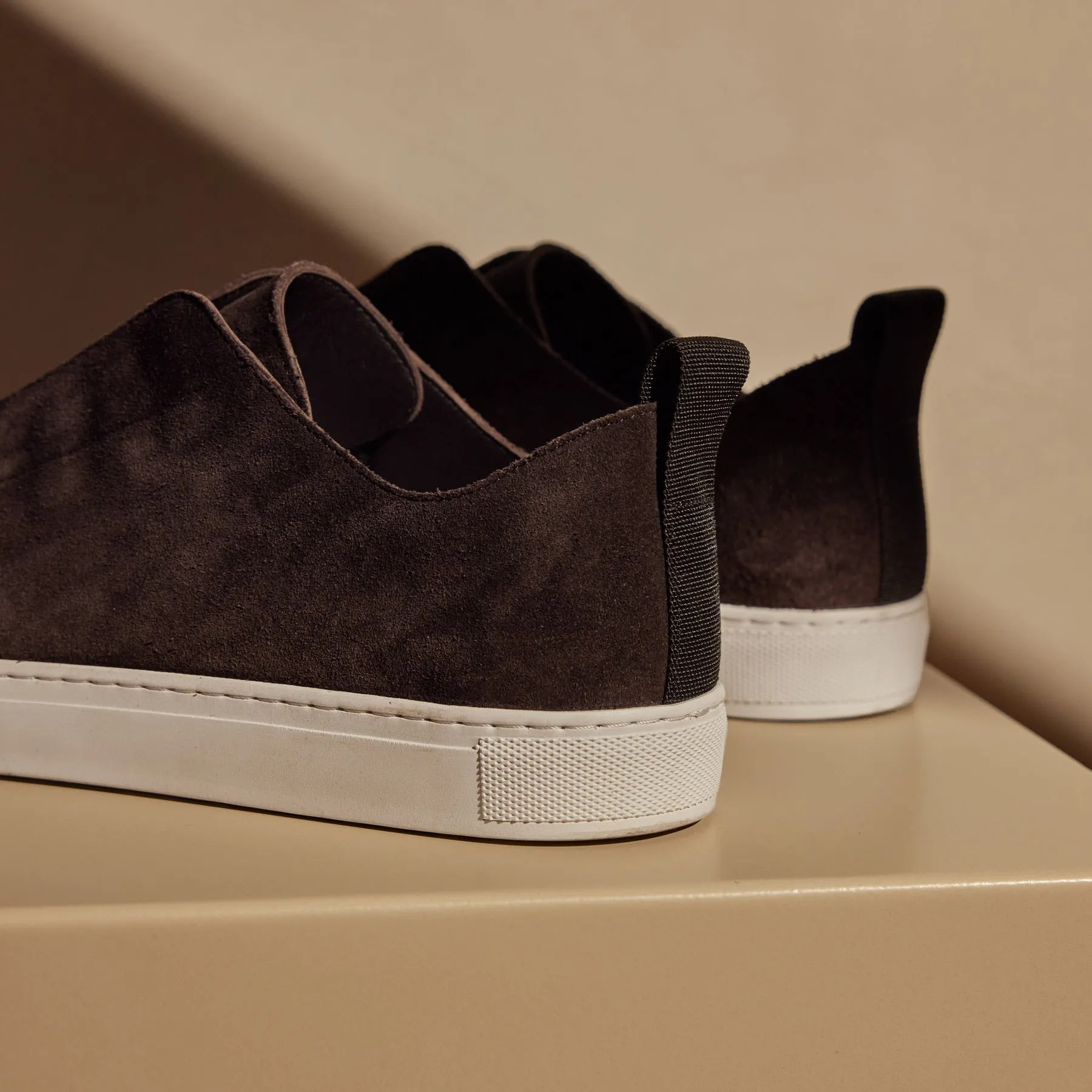 Men's Suede Solstice Sneaker - Cafe