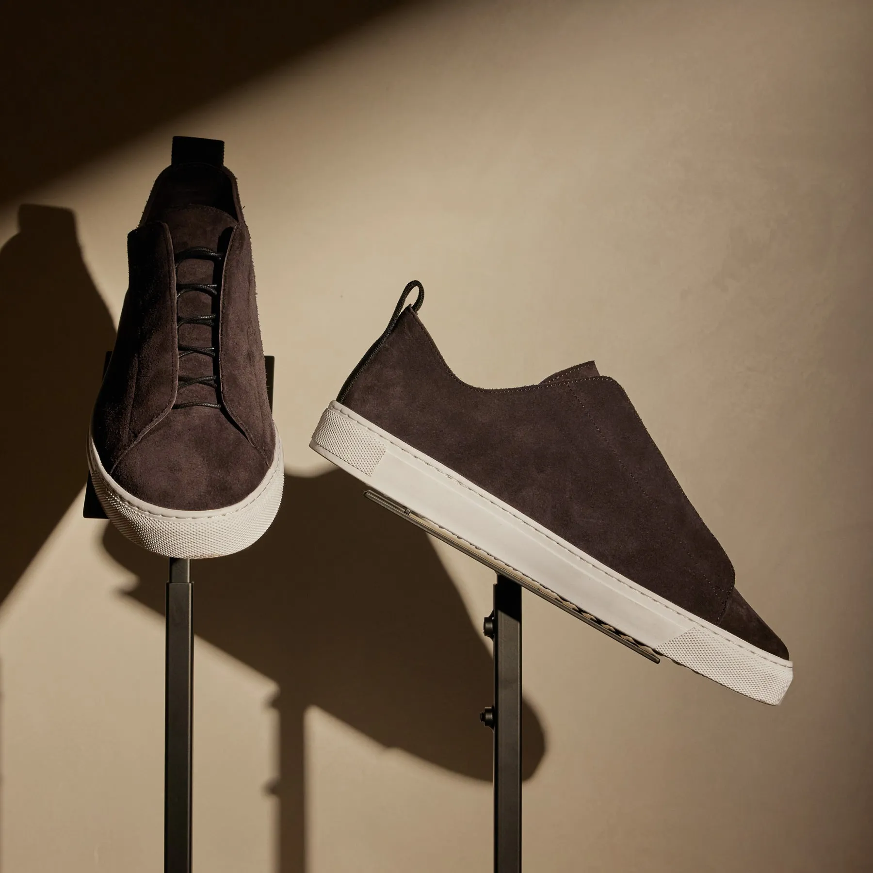 Men's Suede Solstice Sneaker - Cafe