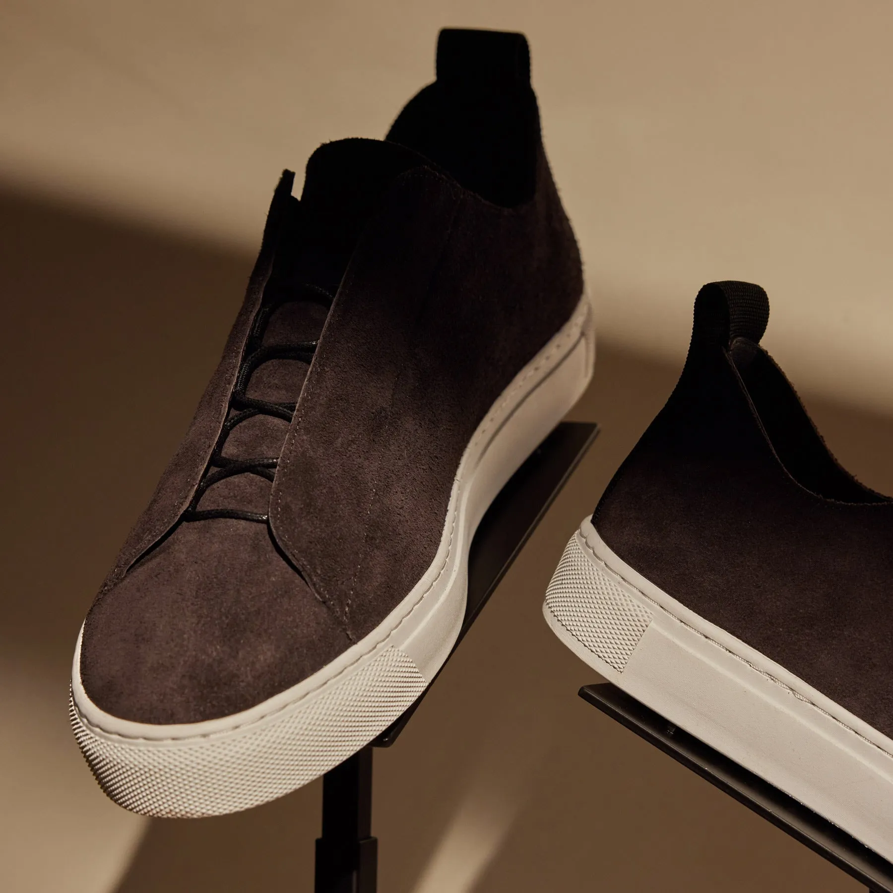 Men's Suede Solstice Sneaker - Cafe