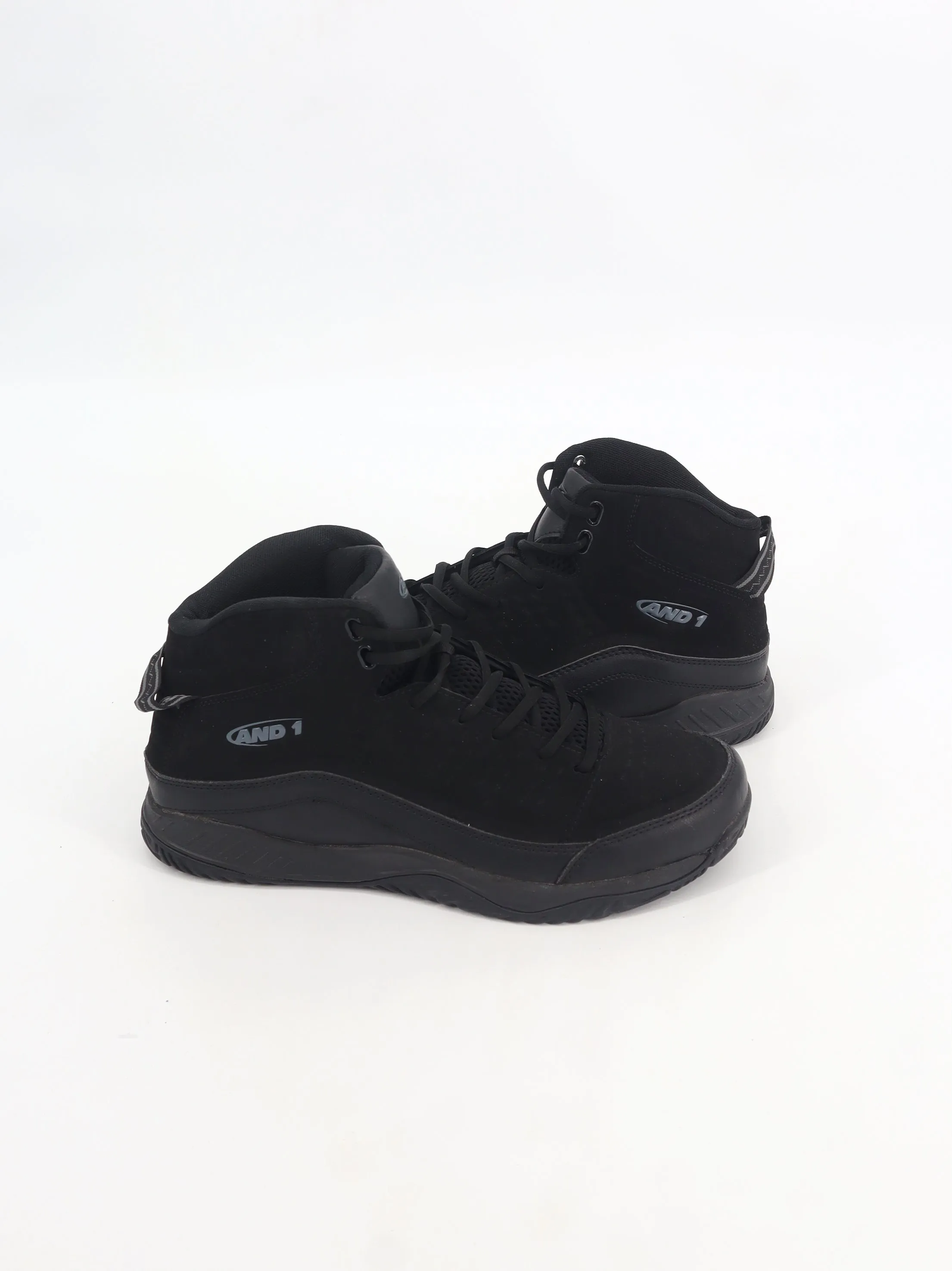 Men's Textured Basketball Shoes,Black